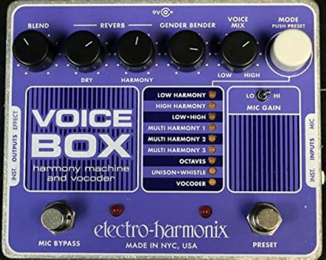 electro harmonix voice box review|electro Harmonix voice box demo.